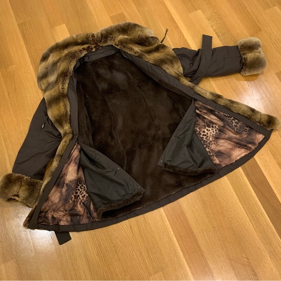 New Jessica Wilde Fur Trim coat with removable lining - Picture 3 of 14